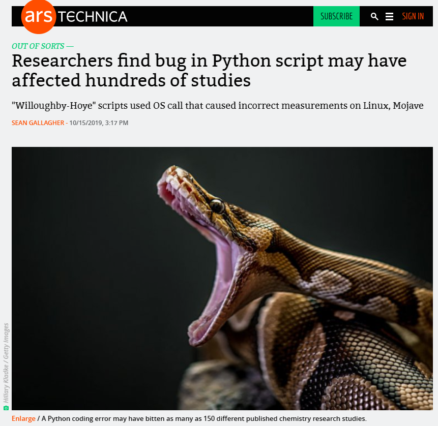 Find Python Bug